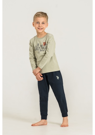 U.S. Polo Assn. Erkek Çocuk Pijama Takımı Baskılı Yeşil Uzun Kol Pijama Takımı Us2635-c-v2 Us2635-c-v2 U.S. Polo Assn. Erkek Çocuk Pijama Takımı Baskılı Yeşil Uzun Kol Pijama Takımı Us2635-c-v2 Us2635-c-v2
