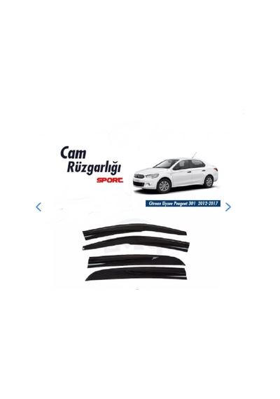 Citroen C Elysee Cam Rüzgarlığı Mugen 4 Lü