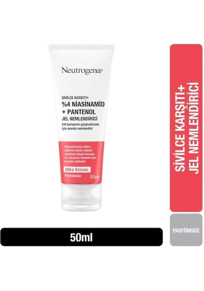 Neutrogena Sivilce Karşıtı Nemlendirici Jel 50 ML