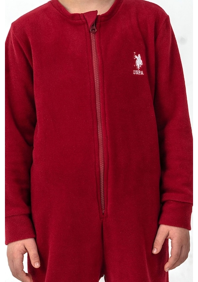 U.S. Polo Assn. U.s. Polo Assn Erkek Çocuk Bordo Tulum Us2237-c-v1 Bordo