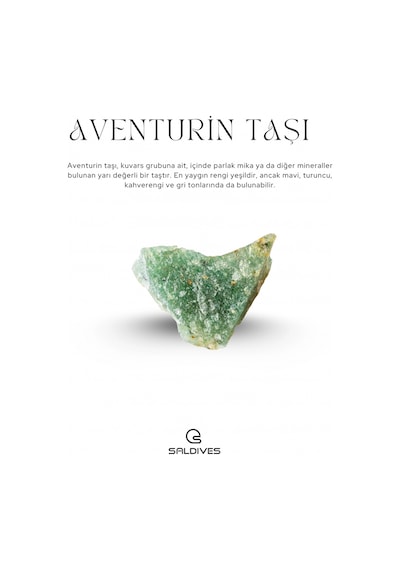 Aventurin Doğaltaş Bileklik