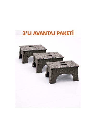 Taşınabilir Pratik Katlanabilir Piknik, Kamp, Mutfak, Banyo Taburesi Ton Farkı Olabilir Kahverengi3lü