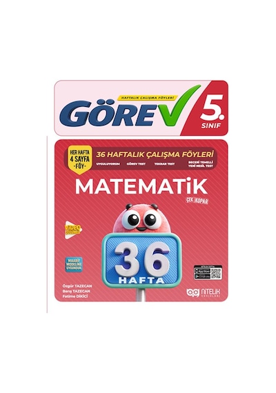 Nitelik 5.sınıf Görev Matematik 36 Hafta
