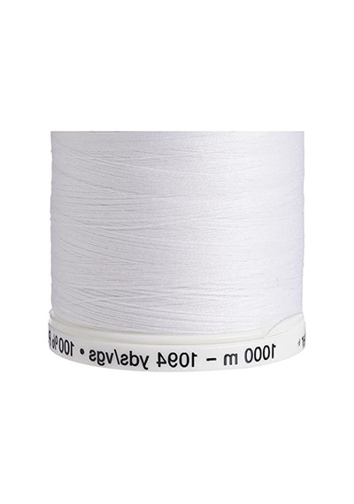 1000 M Beyaz Polyester Dikiş İpliği, Dayanıklı Ve Uzun Süreli Kullanım