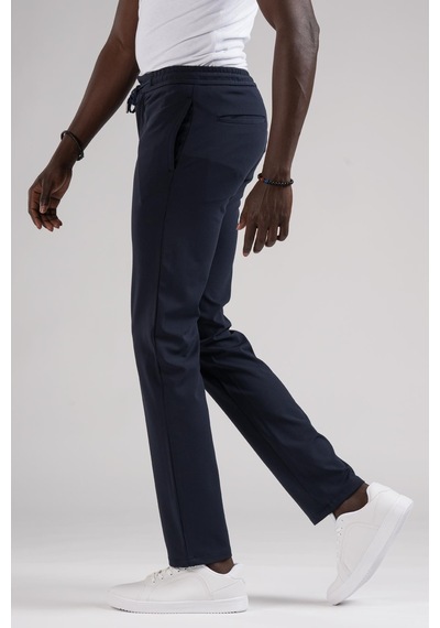 Paul Martin Slimfit Beli Lastikli Ve İplikli Full Likralı Yazlık Jogger Pantolon 001