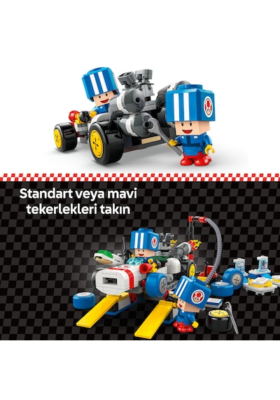 LEGO® Super Mario™: Mario Kart™ – Toad’un Garajı 72035 - 8 Yaş ve Üzeri Koleksiyonluk Yaratıcı Oyuncak Yapım Seti (390 Parça)