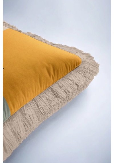 Modern Geometrik Saçaklı Yastık Kılıfı - Yaprak Motifli Retro Hardal Yeşil Püsküllü Kırlent Kılıfı Okyanus Deniz Mavisi Modern Geometrik Saçaklı Yastık Kılıfı - Yaprak Motifli Retro Hardal Yeşil Püsküllü Kırlent Kılıfı Okyanus Deniz Mavisi