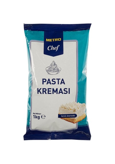 Metro Chef Krem Patiseri 1 Kg - Pastacılık Kreması Toz Karışımı 2'li Ekonomik Paket - 2 Adet Tarı