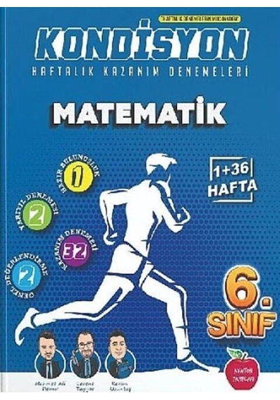 6. Sınıf Matematik Kondisyon Haftalık Kazanım Deneme Newton Yayınları