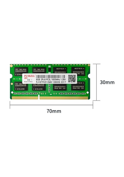Monyee Dizüstü Bilgisayarlar İçin Ddr3l 8gb 1600mhz 1.35v So-dımm Ram Modülü