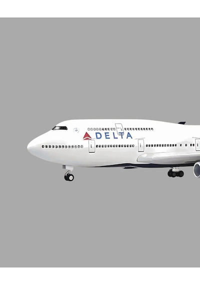 1/135 Delta Airlines Boeing 747 47 Cm Model Uçak Maketi