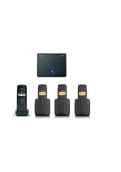 Gigaset AS690 IP 4 Dahili Dect Telsiz Kablosuz Telefon Santrali