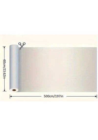Uv Engelleyici Buzlu Cam Filmi 5 Metre X 60 Cm Düz Renkli