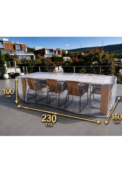 En Çok Tercih Edilen Şeffaf Bahçe Mobilyası Koruma Örtüsü,su Geçirmez,pvc Balkon,teras,masa Takımı Koruyucu Kılıf,160x230x100 160 X 225 Çok Renkli En Çok Tercih Edilen Şeffaf Bahçe Mobilyası Koruma Örtüsü,su Geçirmez,pvc Balkon,teras,masa Takımı Koruyucu Kılıf,160x230x100 160 X 225 Çok Renkli