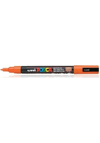 Uni Posca Pc-3m Boyama Markörü 0.9-1.3 Mm Turuncu Renk
