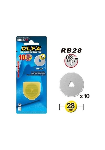 Olfa Rb28-10 Maket Bıçağı Yedeği 10 Lu