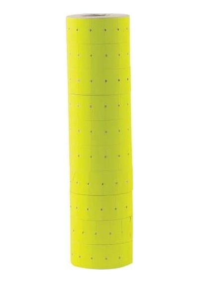 Kraf Motex Fiyat Etiketi Fosforlu Sarı 12 X 21Mm