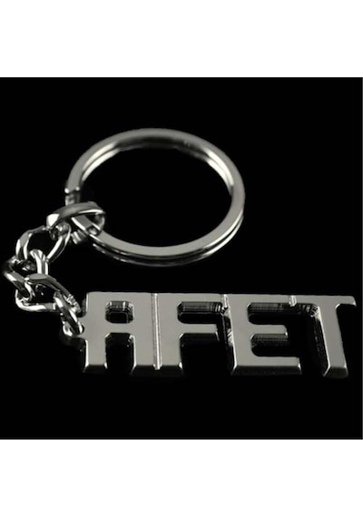 Afet - 412 - - Nazblsmm - İsimli Anahtarlık Çok Renkli
