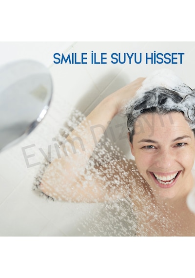 Aqua Bagno Smile El Duşu - Duş Başlığı 3 Fonksiyonlu Krom