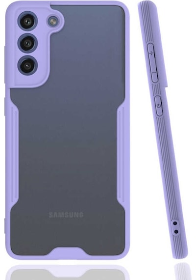 Galaxy S21 Fe Kılıf Parfe Kenarları Pastel Renk Silikon Kılıf