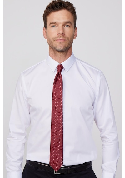 Tudors Slim Fit Non Iron Beyaz Erkek Gömlek-29753-beyaz Beyaz