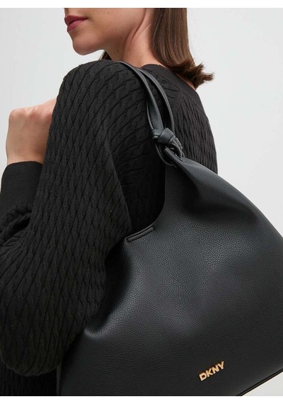 Dkny Siyah Kadın 48x28x13 Cm Deri El Çantası R42bae49 R42bae49