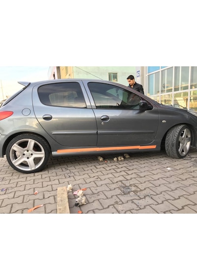 Peugeot 206 Yan Marşpiyel Takımı - Plastik