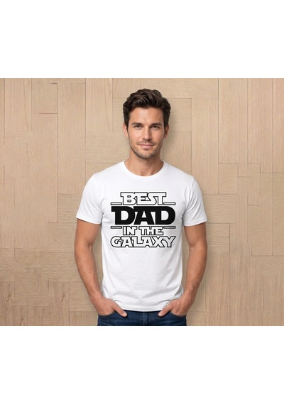 Best Dad Ever Ütü İle Uygulanabilen Dtf Tekstil Baskı