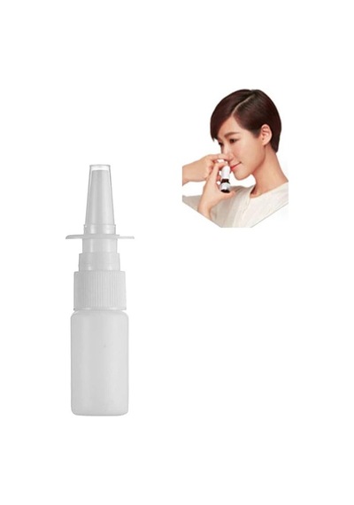 50 Ml Hdpe Boş Nazal Sprey Şişesi - Beyaz/beyaz Pompa Burun Spreyi Kutusu 250 Adet Şeffaf