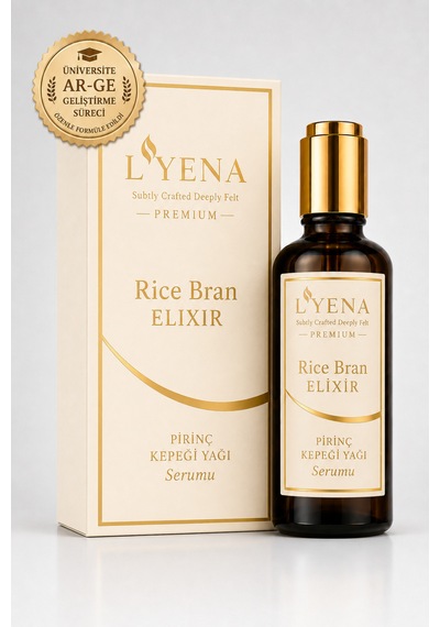 Lyena Premium Rice Bran Elixir Pirinç Kepeği Yağı Cilt Bakım Serumu 50 Ml Pürüzsüz Ve Dengeli Görünüm Destekleyici