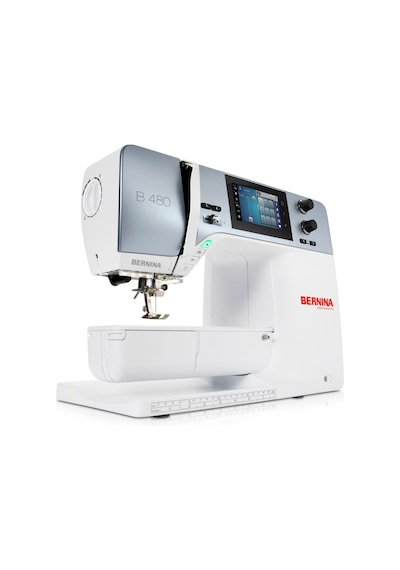 Bernina B480 Piko Makinesi Beyaz - Gri