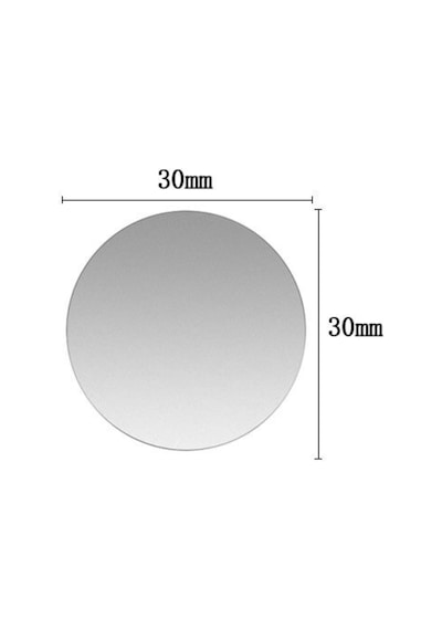 Telefon Araç Içi Tutucu Stant Metal Plaka Mıknatıslı Tutucular Metal Saç 3cm Çap Yuvarlak
