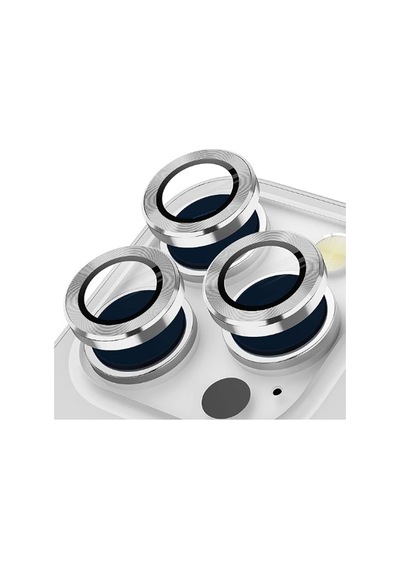 Nettech Apple Uyumlu iPhone 11 Pro Alüminyum Seri Kamera Cam Koruyucu - Gri