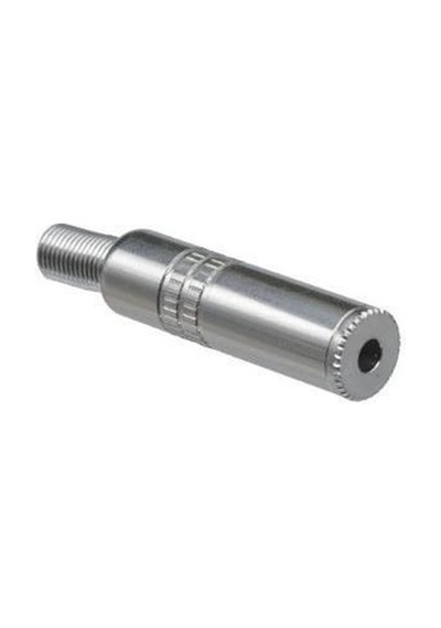 Stereo Jack - 3.5 Mm - Dişi - Trs - Metal