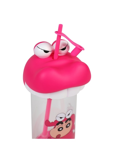 Vagonlife Crayon Shinchan Tritan Pipetli Matara 500 Ml - Pembestandart Pembe