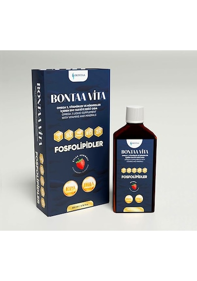 Bontaa Vita Fosfolipidler Omega Multivitamin Sıvı 200 ML