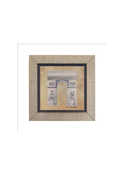 Zafer Takı Arc De Triomphe Baskılı Mdf Magnet 7x7 435