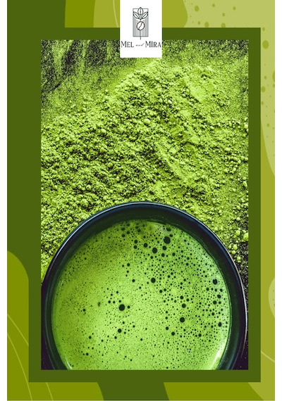 Kivi Aromalı Matcha Tozu 25g, Kiwi Matcha Powder