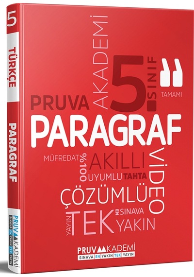5.sınıf Pruva Paragraf Soru Bankası +paragraf Denemeleri Hediyeli