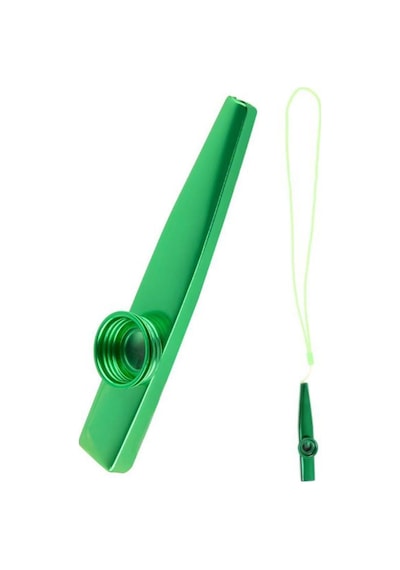 Mk-02g Metal Kazoo İp Askılı Alüminyum Alaşım Yeşil