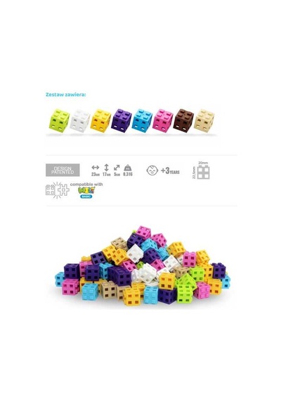 Meli Cube Pink 50 Parça Blok Seti 50810
