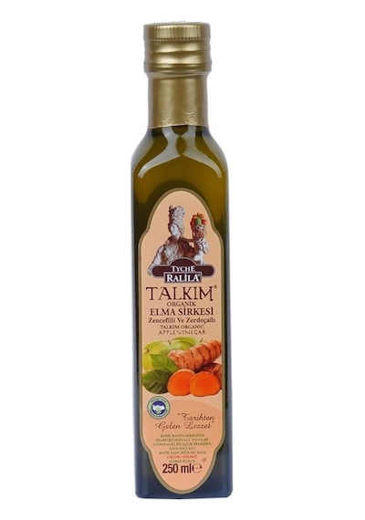 Talkım Elma Zerdeçallı Zencefilli Organik Elma Sirkesi  250 ML
