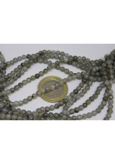 Labradorit Taşı Açık Renk 4Mm/10 Adet