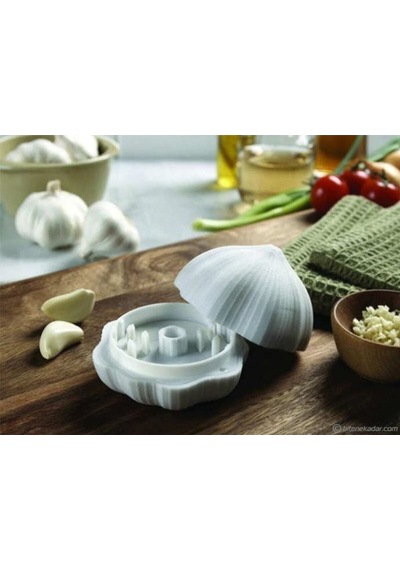 Sarımsak Şeklinde Plastik Hazneli Sarımsak Ezici Rende Doğrayıcı Plastik Diğer