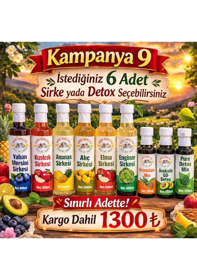 Kampanya 9 Sirke Ve Detoxlar