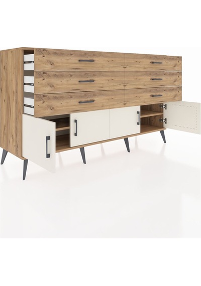Hyperion Konsol 2 Raflı 6 Çekmeceli 4 Kapaklı 176x44x99 Çam-aytaş Çam-aytaşı/çam Hyperion Konsol 2 Raflı 6 Çekmeceli 4 Kapaklı 176x44x99 Çam-aytaş Çam-aytaşı/çam