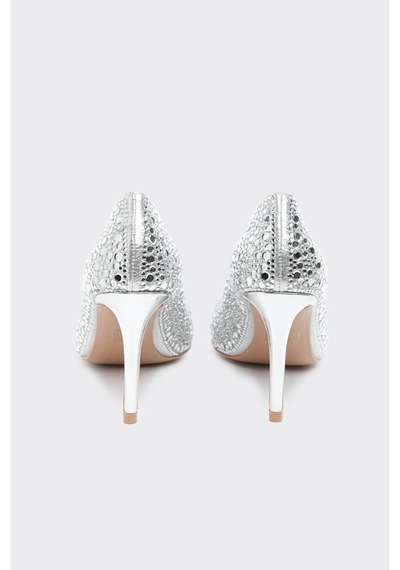 Derinet İnce Topuk Kadın Stiletto Lame Lame