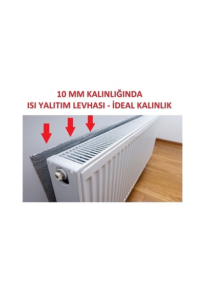 1 Adet Alüminyum Folyolu 50x100cm Radyatör İzolasyon Levhası