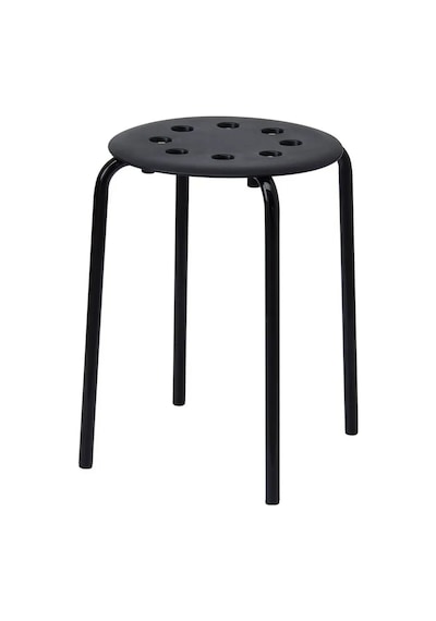 Ikea Marıus Tabure İkea, Siyah 45 Cm 60360928 409568386 Siyah