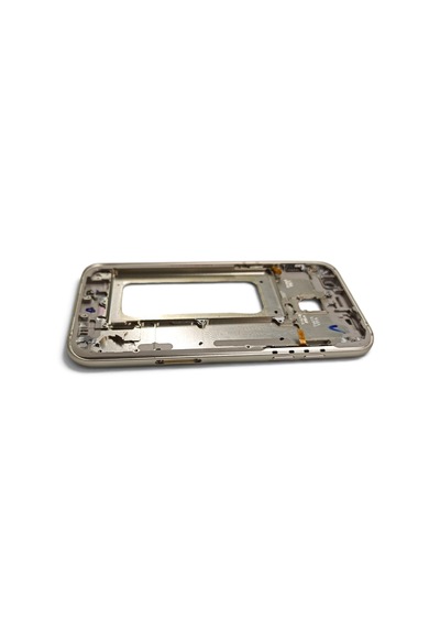 A520 Orta Kasa Galaxy A5 2017 Uyumlu Gold Renk Orta Kasa Çerçeve + Ses Açma On Off Tuş Bordu Ve Plastik